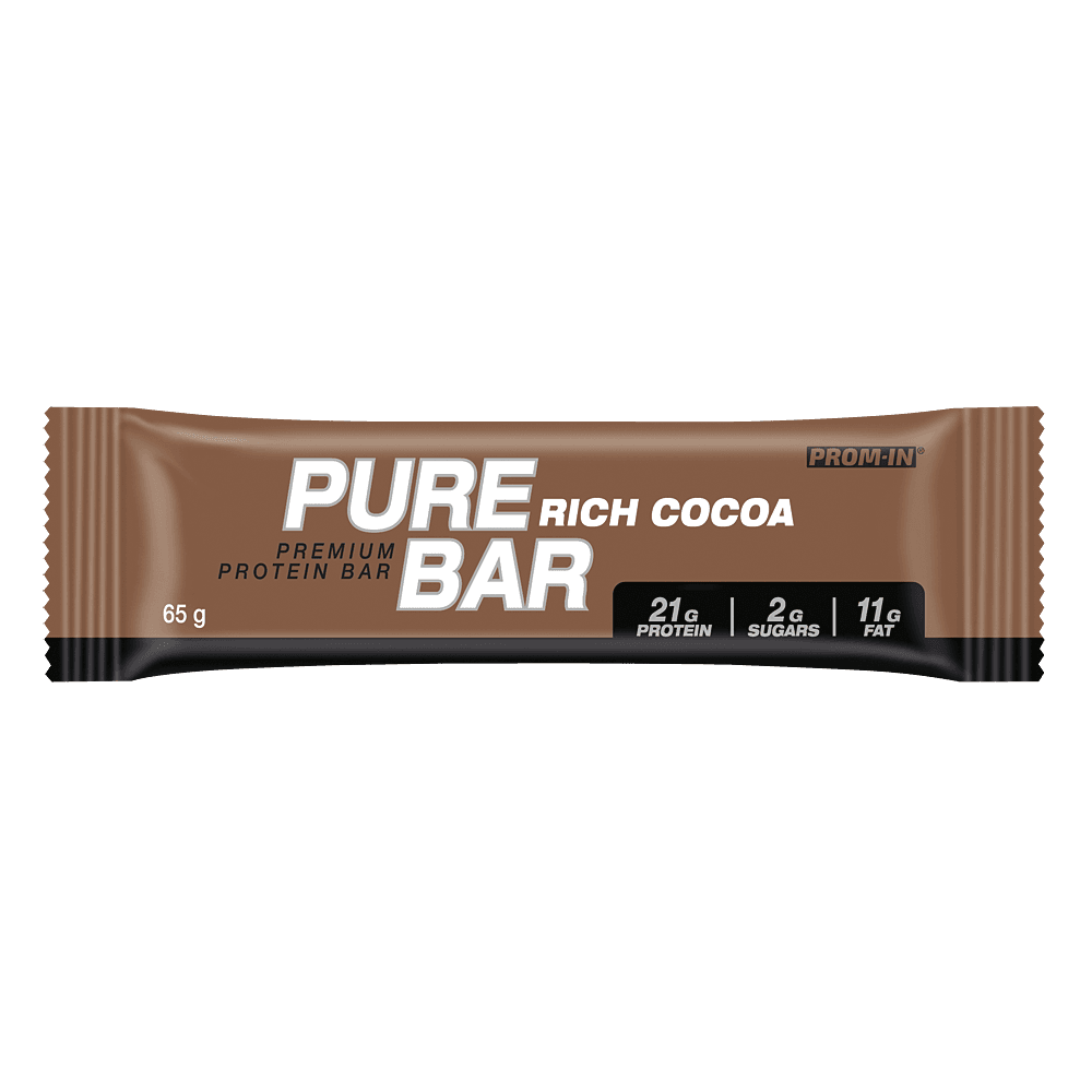 Prom In | Proteinová tyčinka Prom-In Pure Bar Kakao, 21 g Proteinu, 65 g