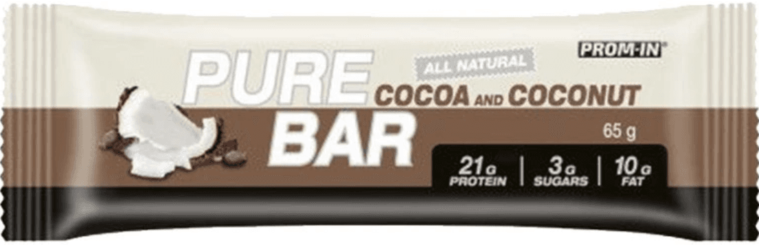 Prom In | Proteinová tyčinka Prom-In Pure Bar Kakao/Kokos, 21 g Proteinu, 20 x 65 g