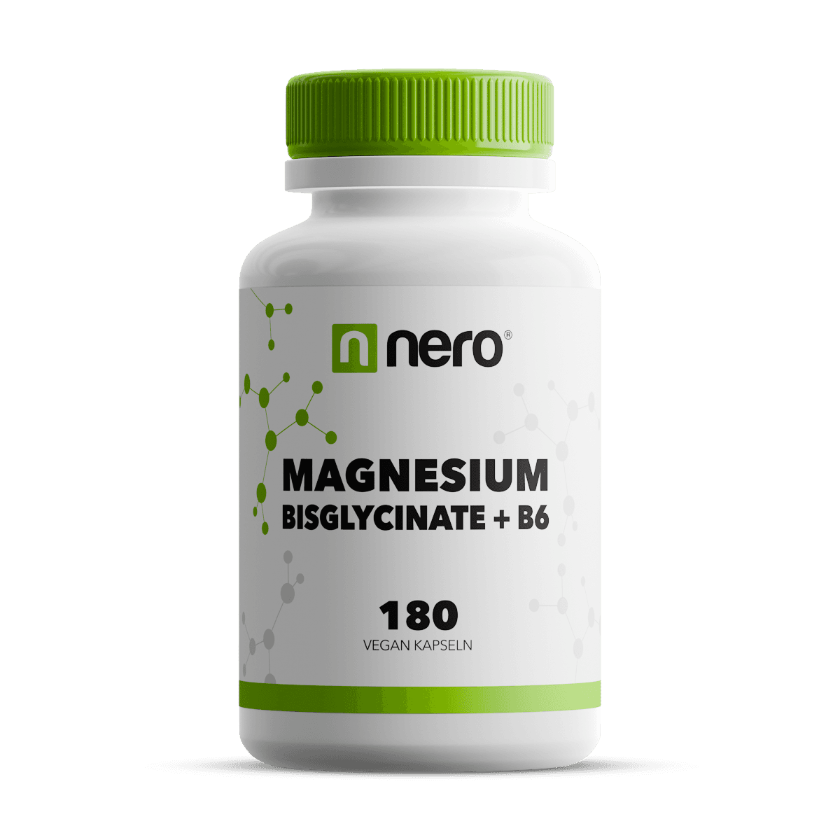 Nero Magnesium Bisglycinate + B6 180 kapslí