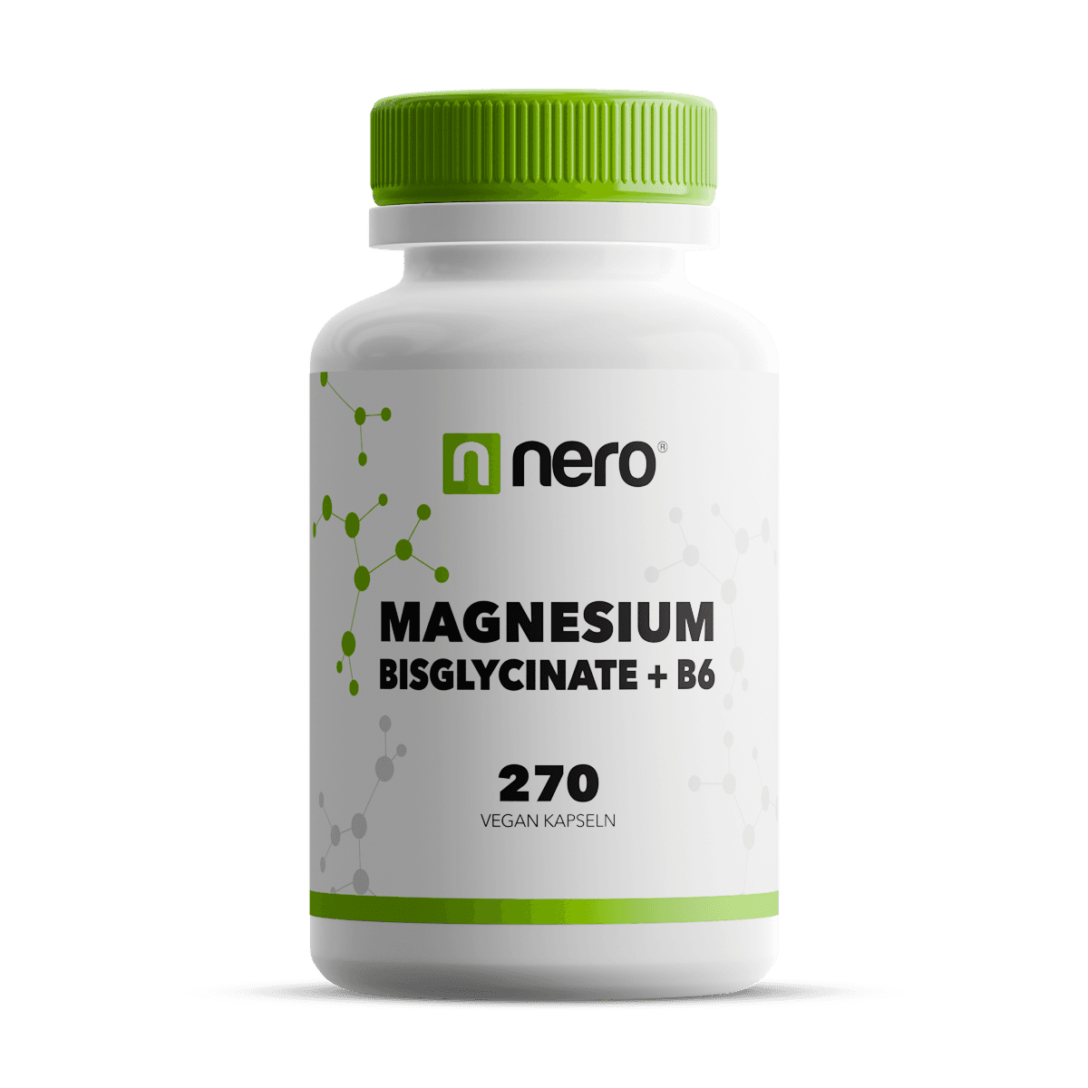 Nero Magnesium Bisglycinate + B6 270 kapslí
