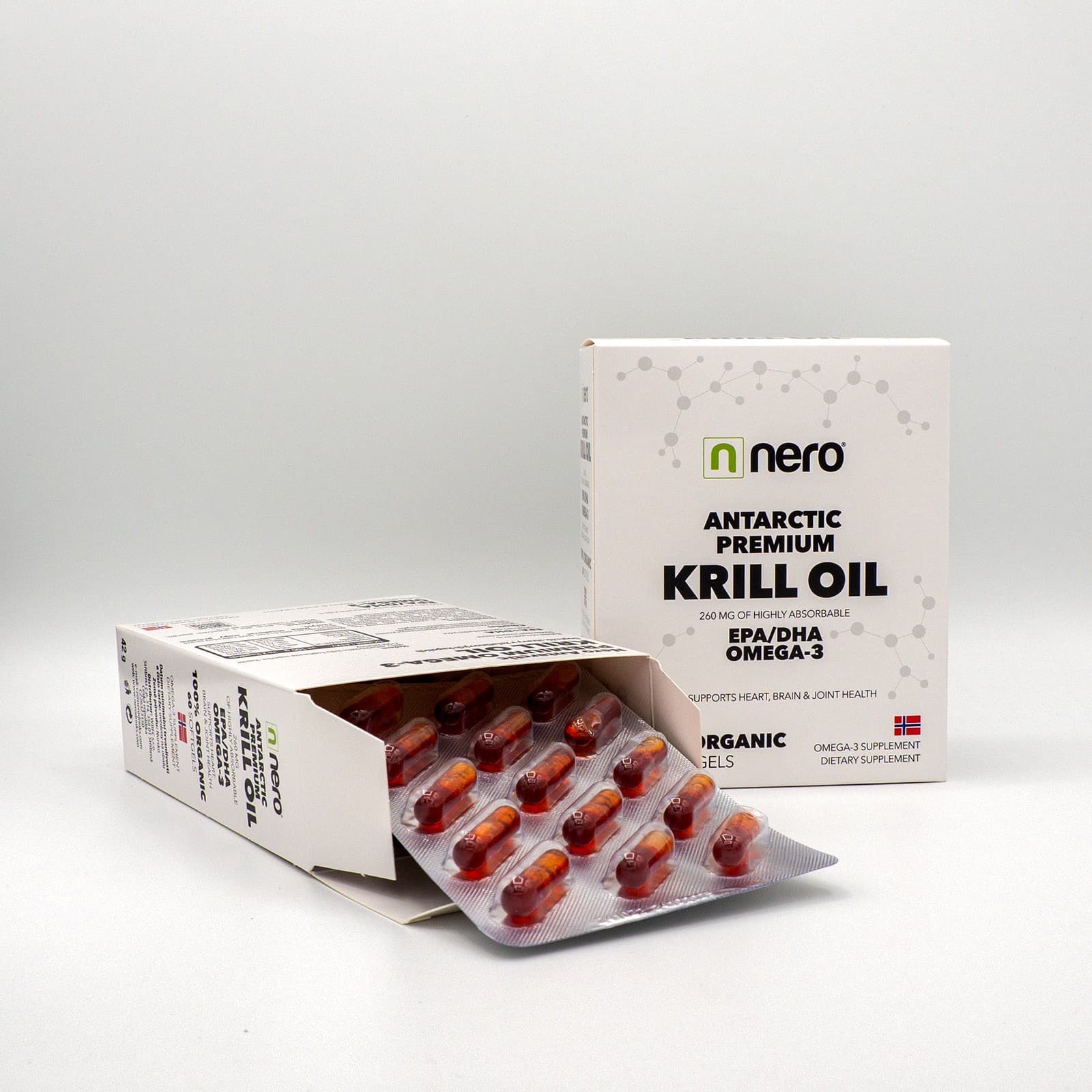 Nero ANTARCTIC PREMIUM KRILL OIL / OMEGA 3 / 1180 mg, 60 tablet / na 2 měsíce - náhled 4
