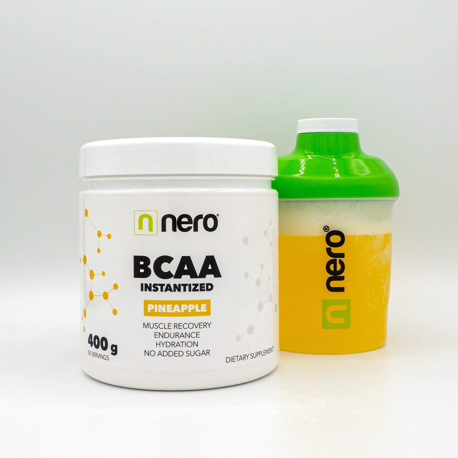 Instantní aminokyseliny Nero BCAA Ananas 400 g / 50 porcí - náhled 2