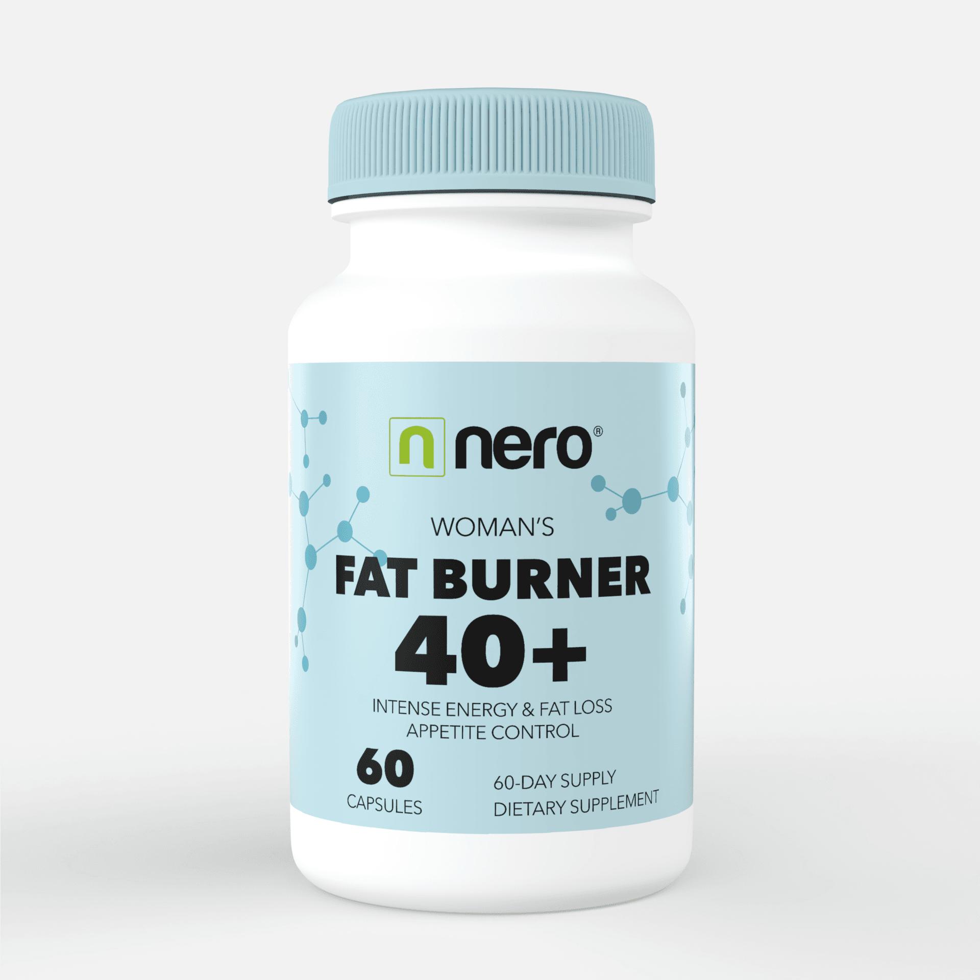 Účinný spalovač tuků pro ženy 40+ Nero FAT BURNER - 60 kapslí / na 2 měsíce
