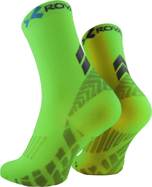 ROYAL BAY Sportovní ponožky Super high-cut 2.0 - Limetka/36-38