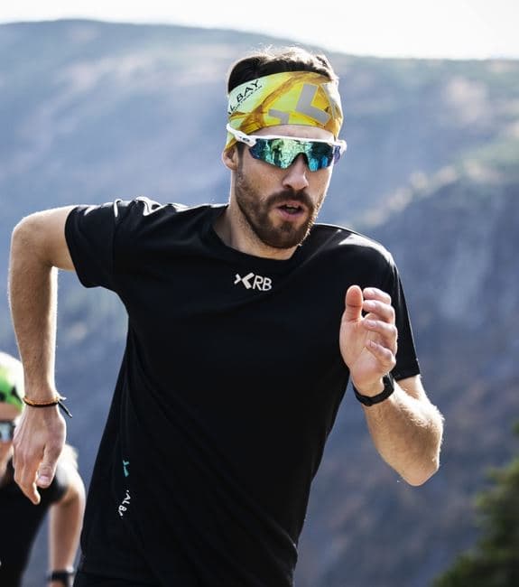 ROYAL BAY sportovní čelenka - Modrá neon - náhled 4