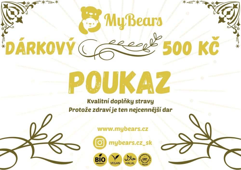 Dárkový elektronický poukaz 500 Kč