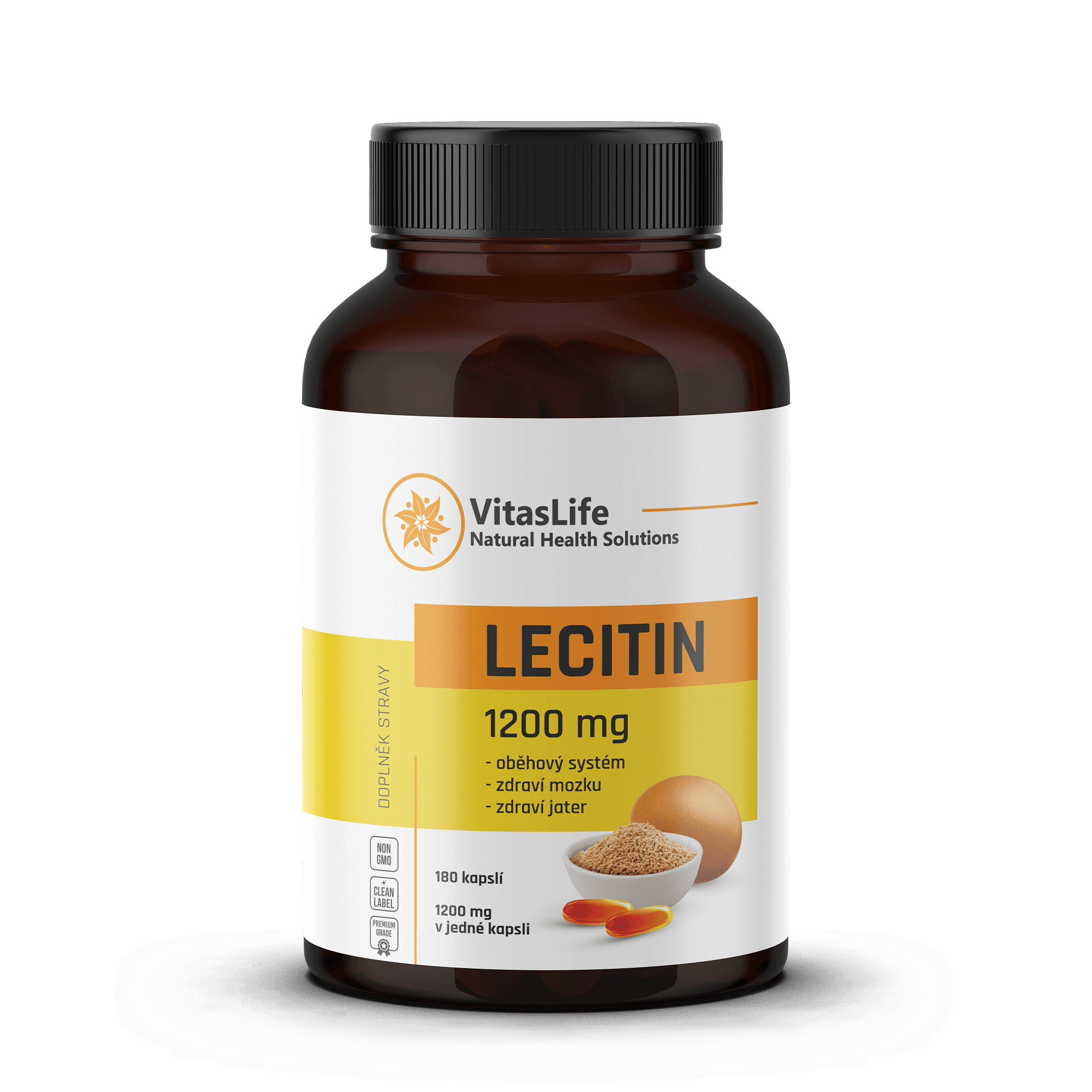 VitasLife Lecitin 180 kapslí
