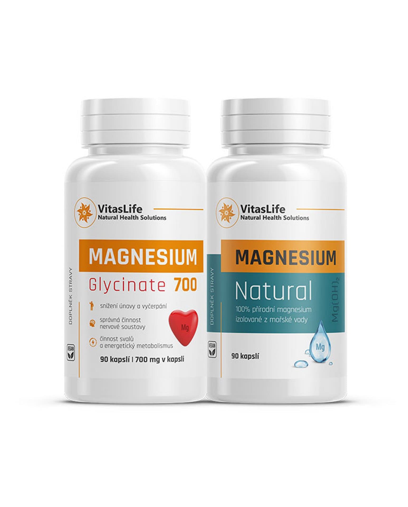 VitasLife balíček Ranní + Večerní magnesium