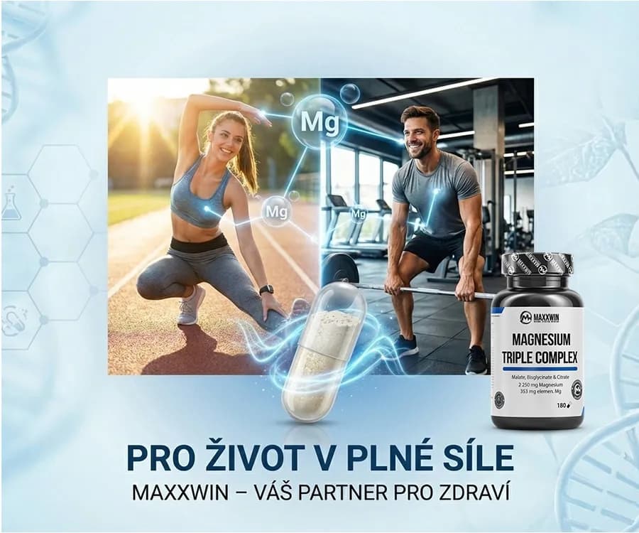 MAXXWIN MAGNESIUM TRIPLE COMPLEX 180 kapslí - náhled 3