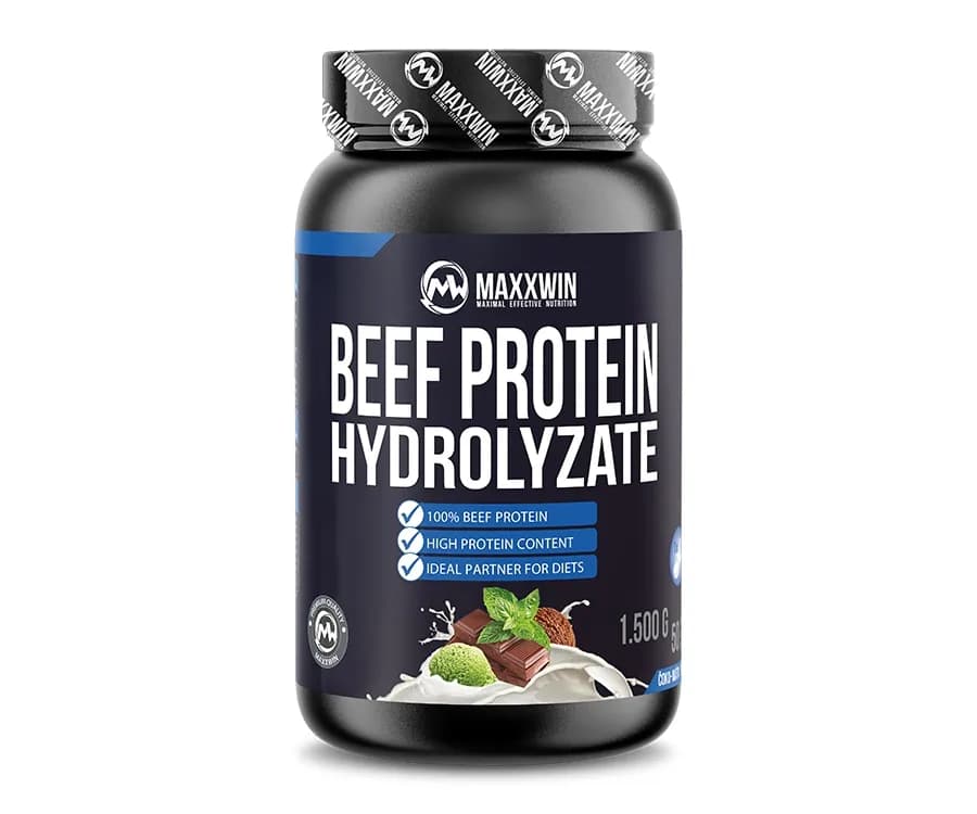 MAXXWIN BEEF PROTEIN HYDROLYZATE čoko - máta 1500 g