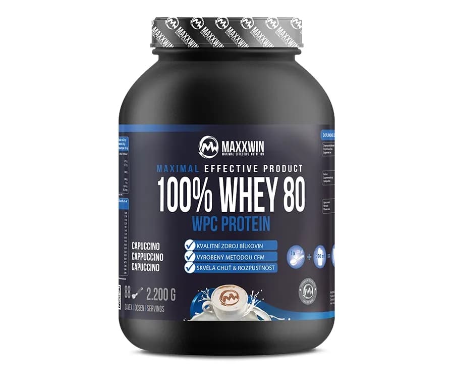 MAXXWIN PROTEIN 100% WHEY 80 cappuccino 2200 g