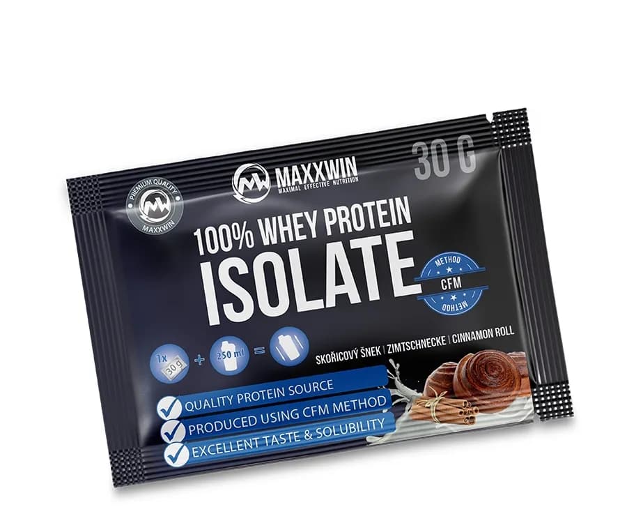 MAXXWIN ISO PROTEIN 90 skořicový šnek 30 g