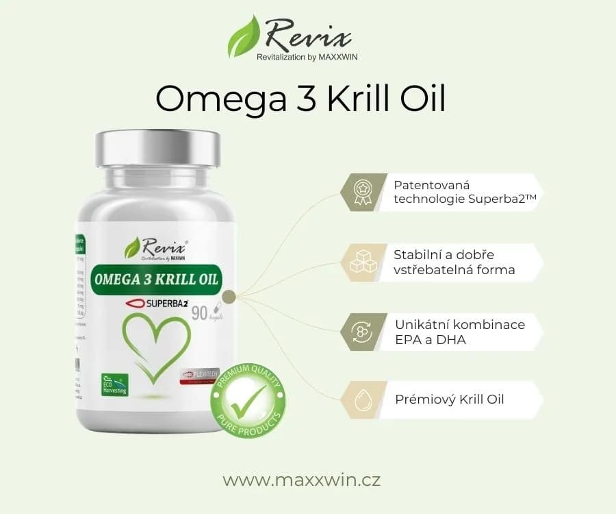 REVIX OMEGA 3 KRILL OIL 90 kapslí - náhled 2