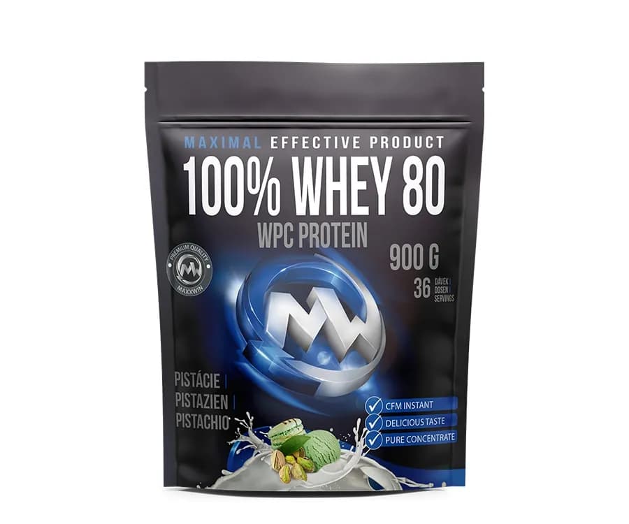 MAXXWIN PROTEIN 100% WHEY 80 pistácie 900 g