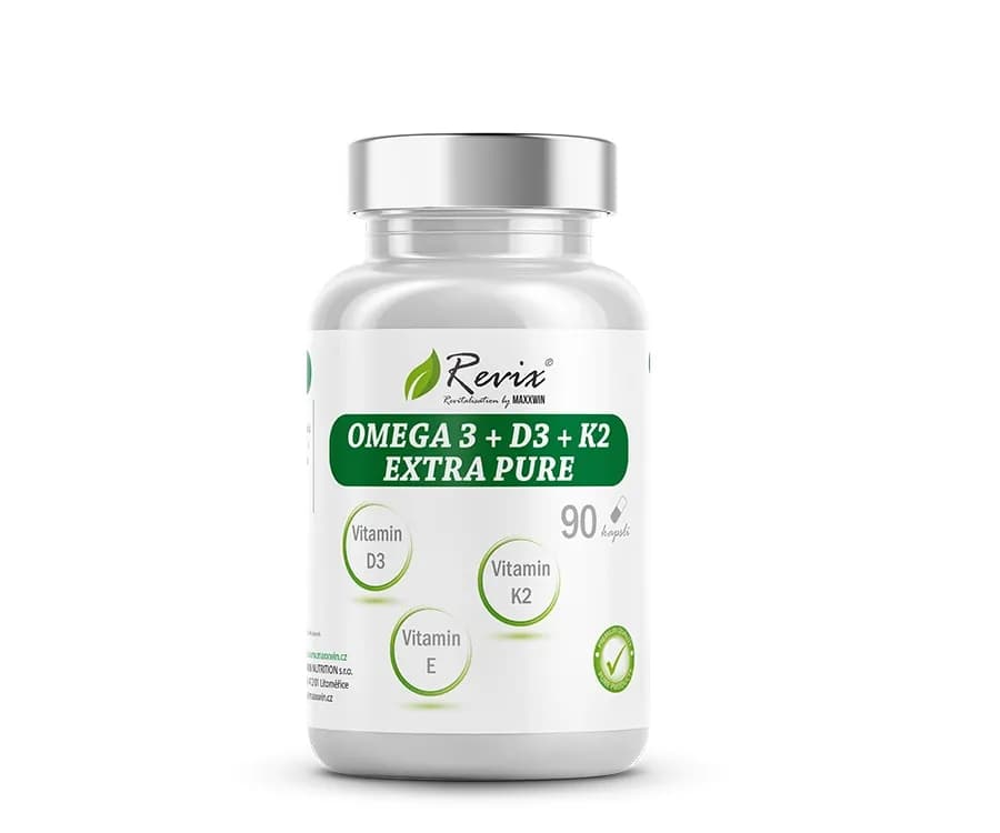 REVIX OMEGA 3 + D3 K2 E 90 kapslí