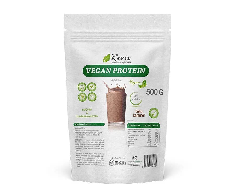 REVIX VEGAN PROTEIN čoko - karamel 500 g