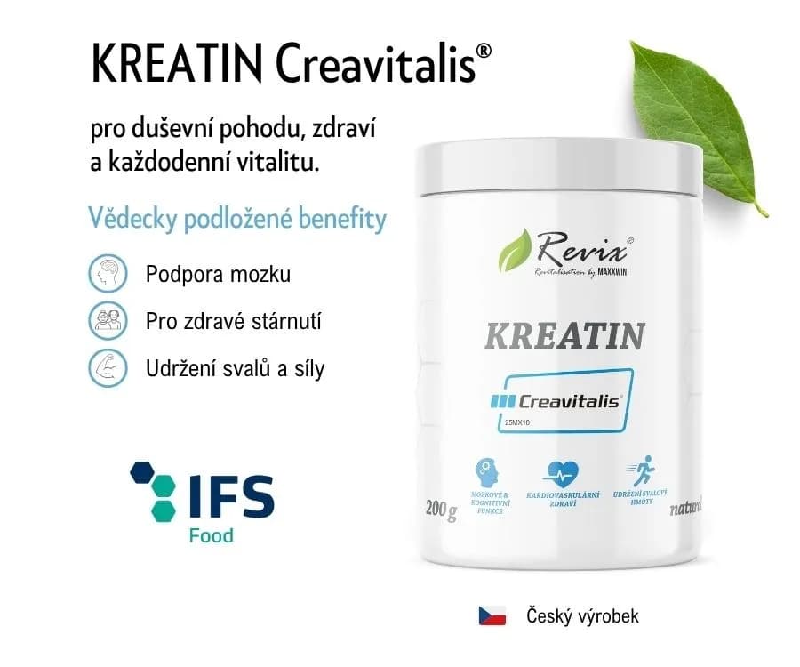 REVIX KREATIN CREAVITALIS NATURAL 200 g - náhled 3