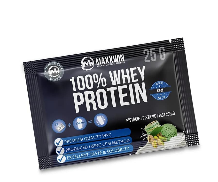 MAXXWIN PROTEIN 100% WHEY 80 pistácie 25 g