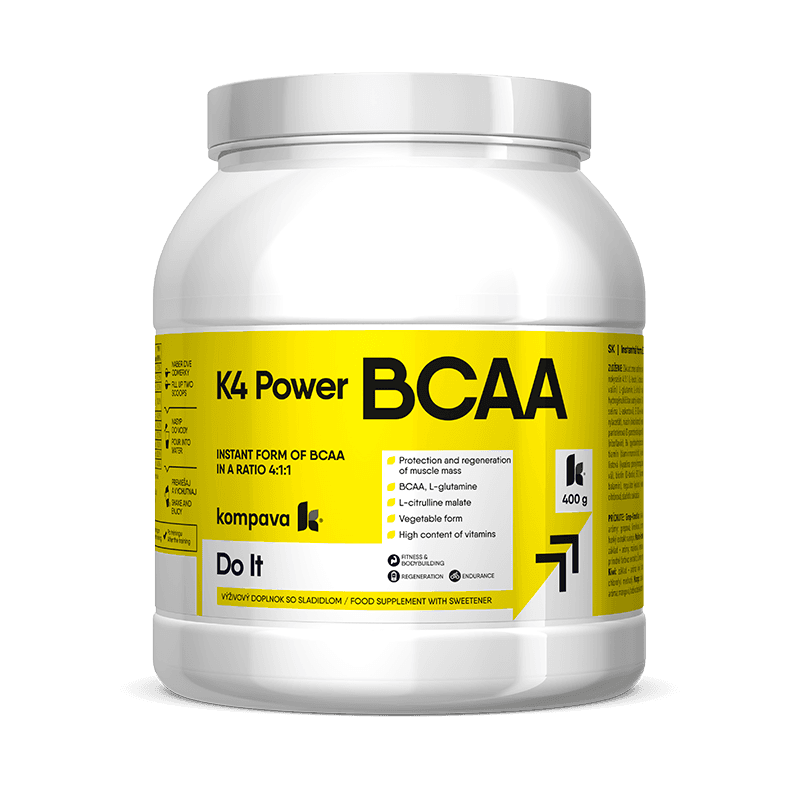 Kompava K4 Power BCAA 400 g/36 dávek, grep-limetka - náhled 2