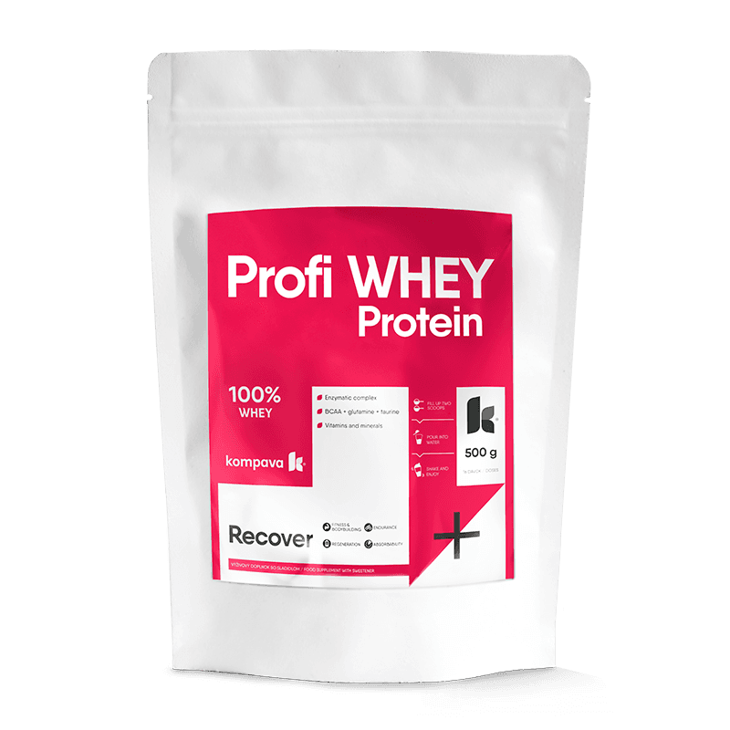 Kompava Profi WHEY Protein 500 g/16 dávek, perník - náhled 2