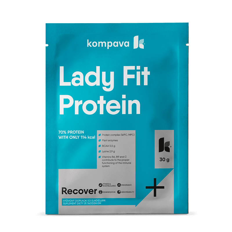 Kompava Lady Fit 500 g/16,5 dávek, vanilka-smotana - náhled 3