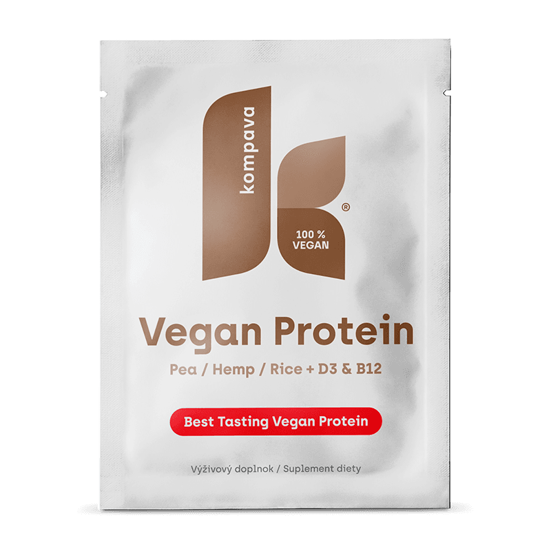 Kompava Vegan Protein 525 g/15 dávek, čokoláda-pomeranč - náhled 4
