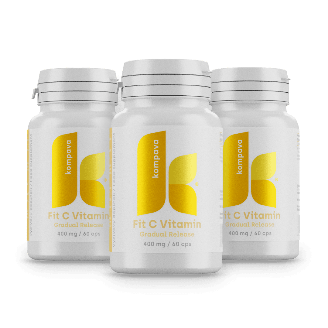 Kompava Fit C Vitamín 500 mg/60 kps - náhled 2
