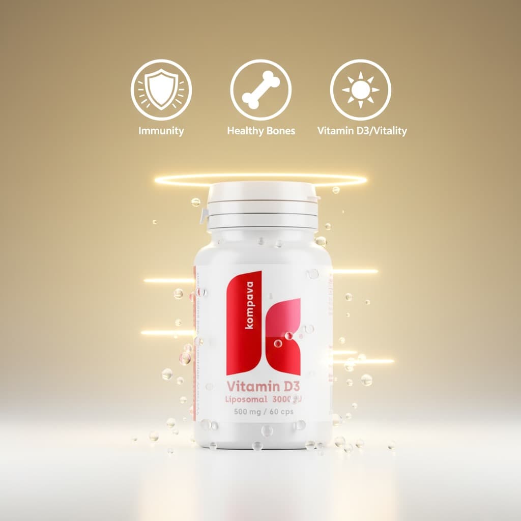 Kompava Vitamin D3 500 mg - náhled 3