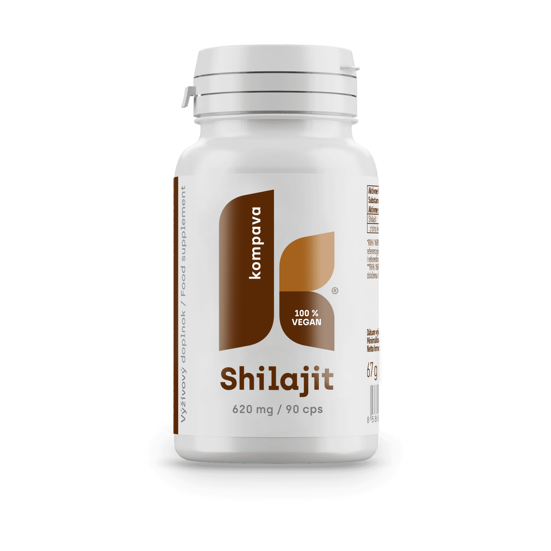 Kompava Shilajit 620 mg/90 kps