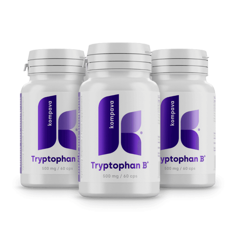 Kompava Tryptofan B+ 500 mg/60 kps - náhled 2