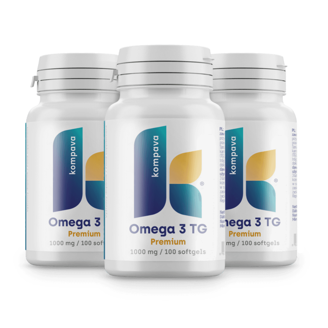 Kompava Omega 3 TG Premium 1000 mg/100 kps - náhled 2