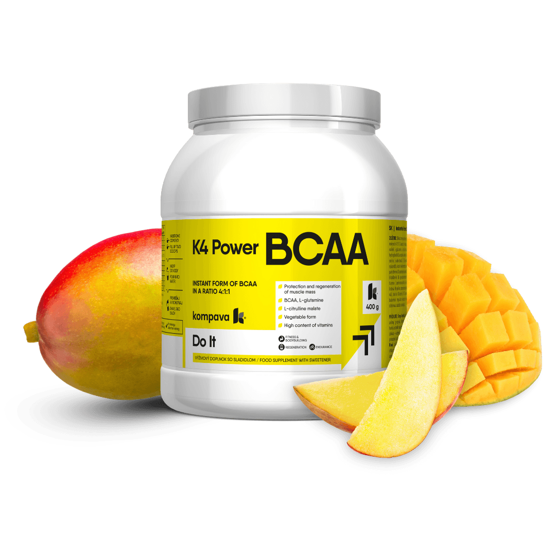 Kompava K4 Power BCAA 400 g/36 dávek, grep-limetka - náhled 5