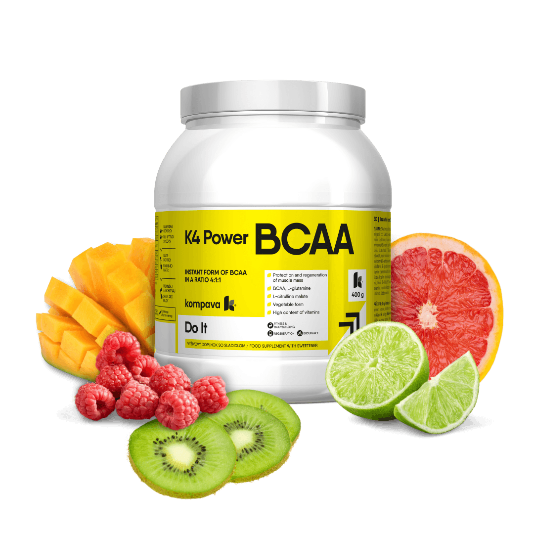 Kompava K4 Power BCAA 400 g/36 dávek, grep-limetka - náhled 3