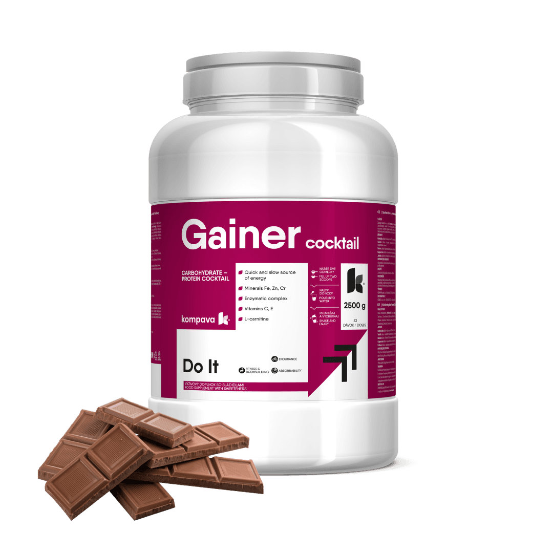 Kompava Gainer Koktail 2500 g/63 dávek,