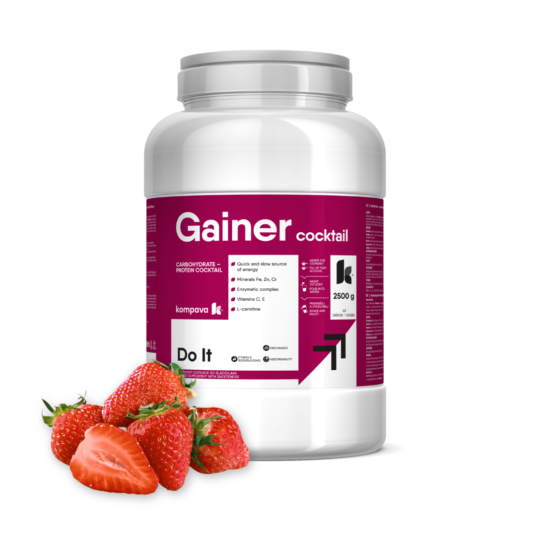 Kompava Gainer Koktail 2500 g/63 dávek, banán - náhled 4