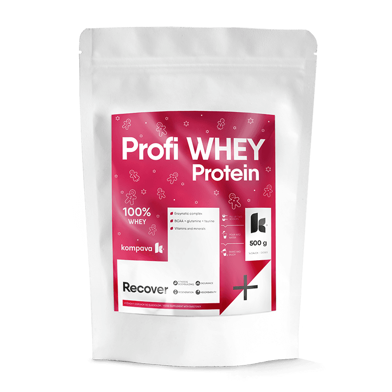 Kompava Profi WHEY Protein 500 g/16 dávek, perník