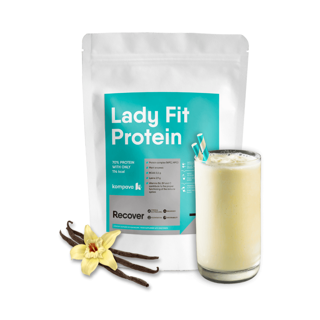 Kompava Lady Fit 500 g/16,5 dávek, vanilka-smotana