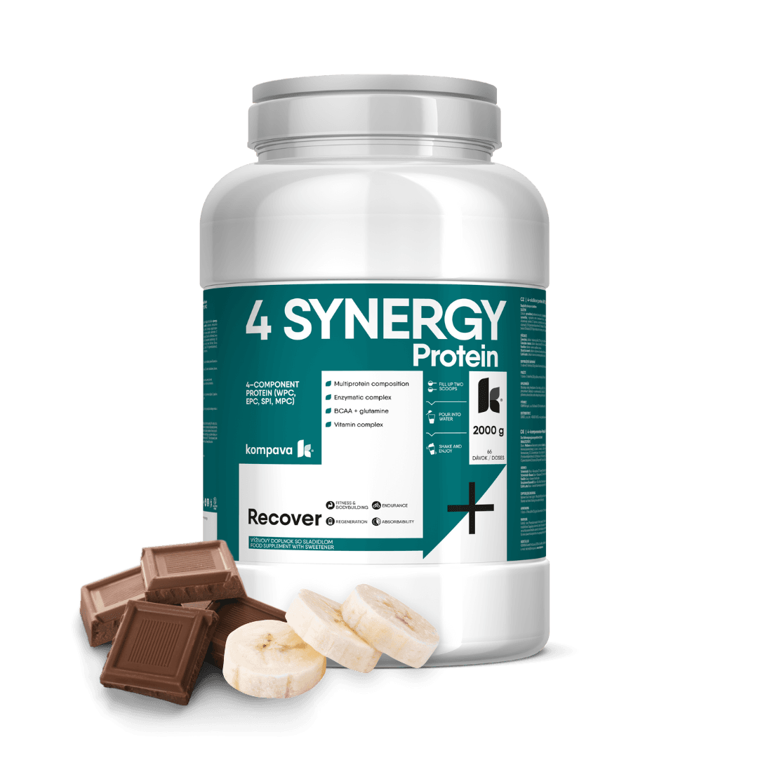 Kompava 4 SYNERGY Protein 500 g/16 dávek, caffe latte - náhled 3
