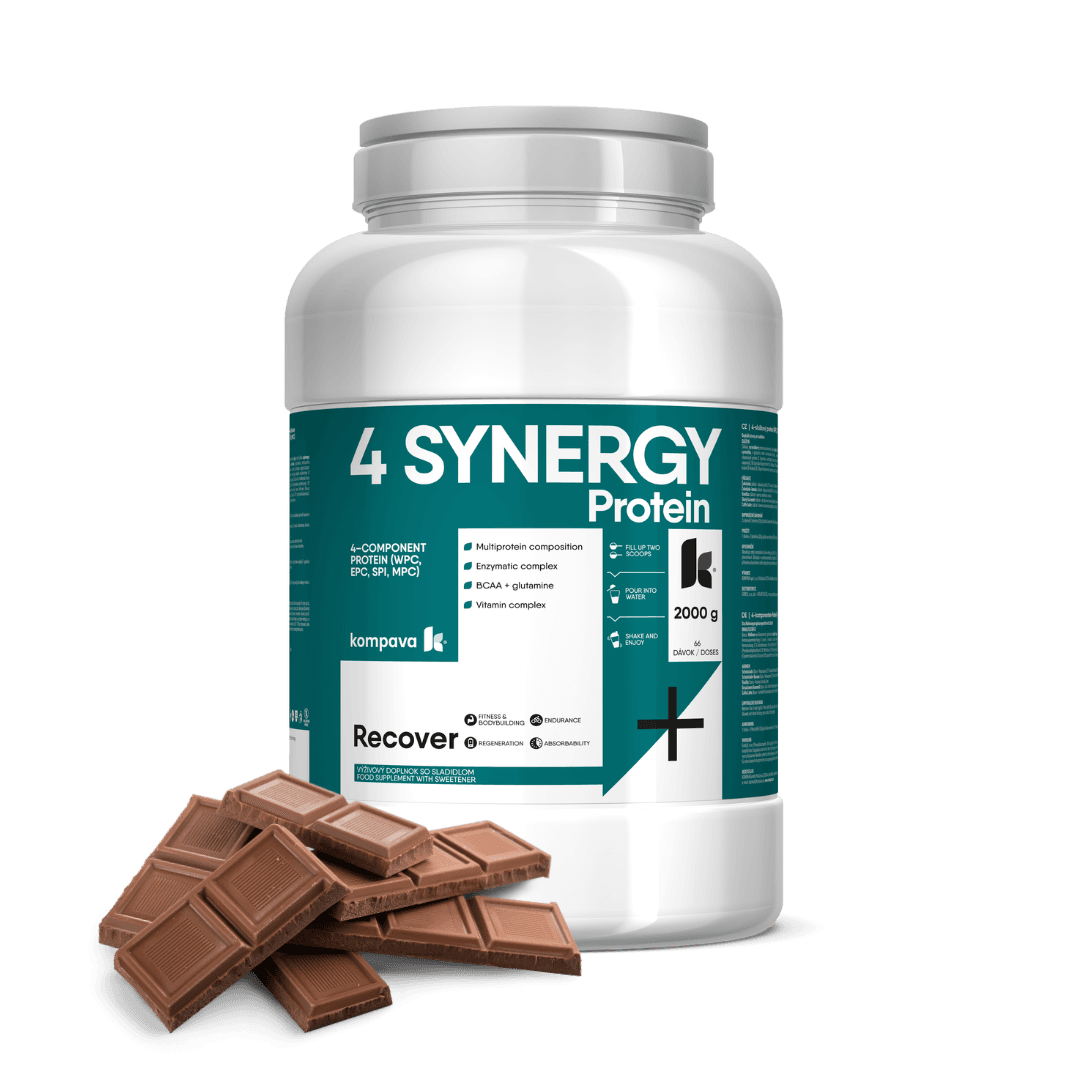 Kompava 4 SYNERGY Protein 500 g/16 dávek, caffe latte - náhled 4