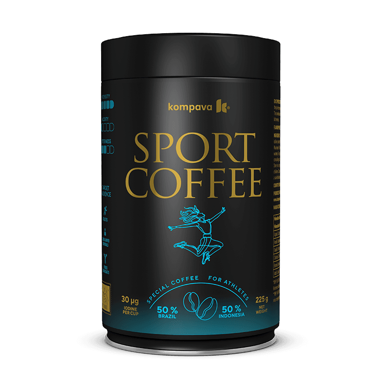 Kompava Sport Coffee 225 g/ 32 dávok
