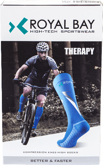 ROYAL BAY Therapy - Kompresní podkolenky - Modrá/L normal - náhled 2