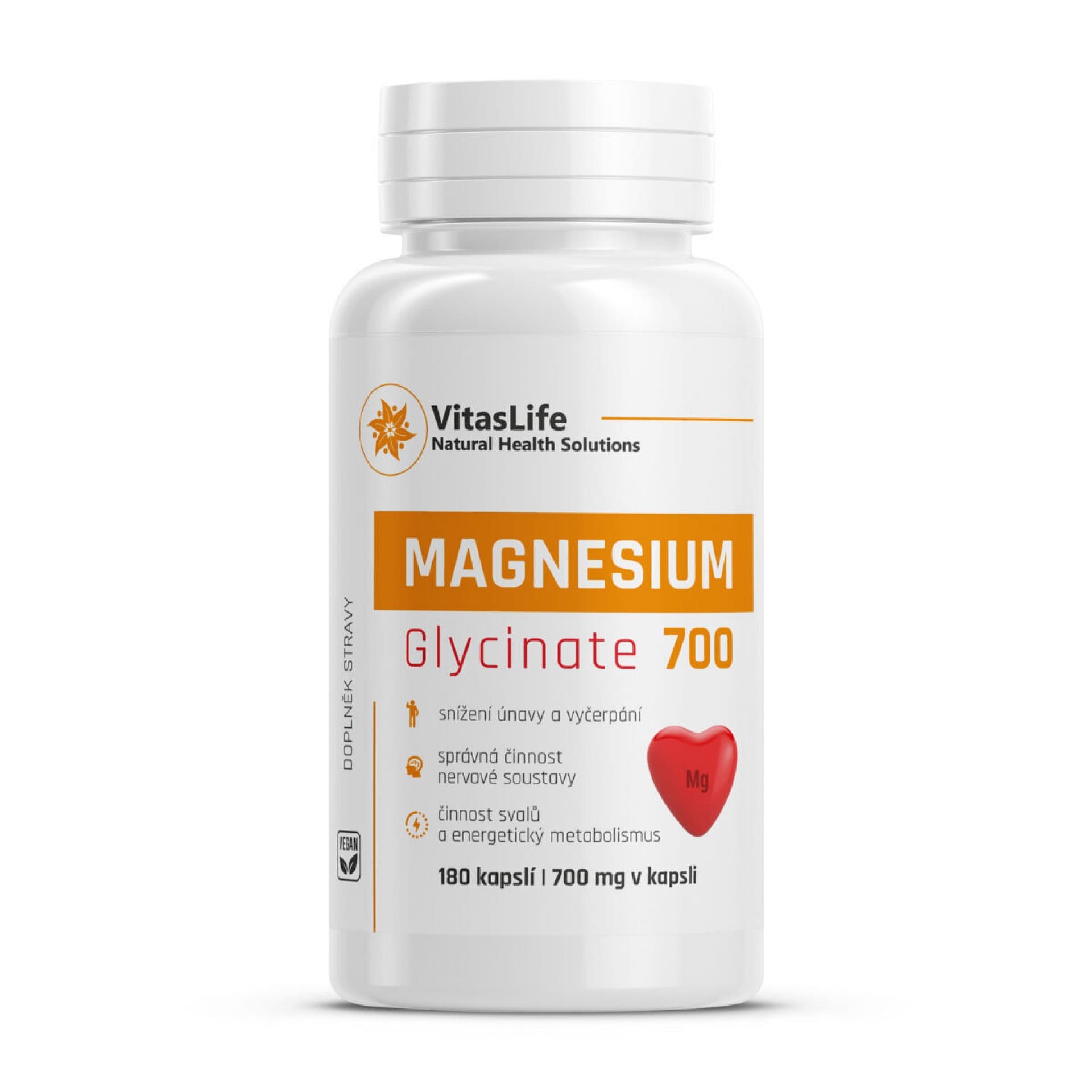 VitasLife Magnesium Bisglycinát 700 mg